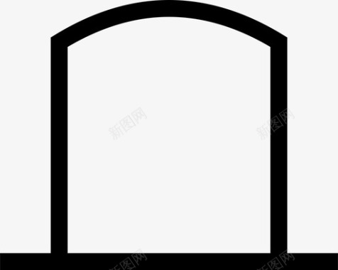 葬礼墓碑墓地死亡图标图标