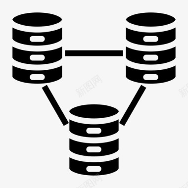服务器存储数据库网络图标图标
