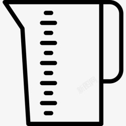 用具量杯量杯厨房厨房用具图标高清图片