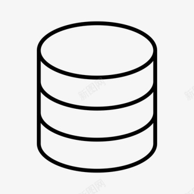云服务器数据库大数据云数据图标图标