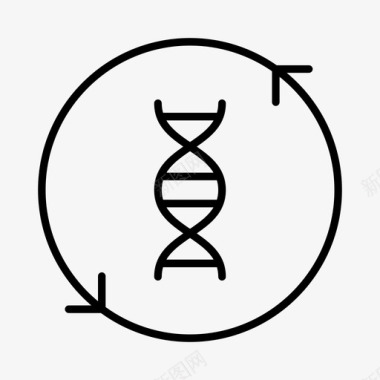 海底生物图片dna修复生物化学生物学图标图标