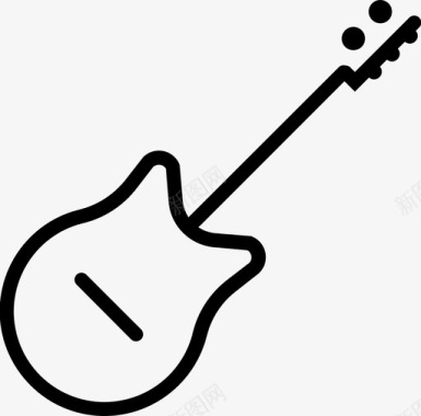 艺术吉他乐器音乐图标图标
