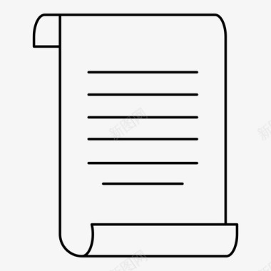 空白纸张免抠素材纸张空白文件图标图标