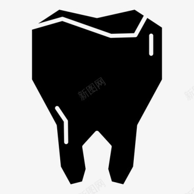 牙齿牙医人体器官图标图标