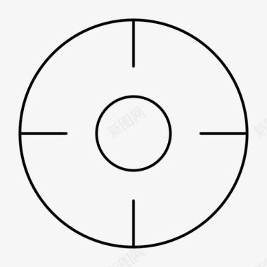 十字礼十字线aim通用ui图标图标