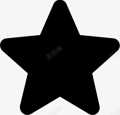 星星顶层星星和恒星爆发图标图标