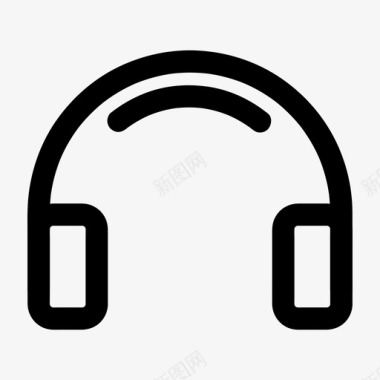 耳机电子产品音乐图标图标
