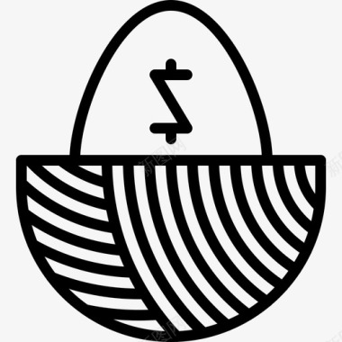 金蛋金融巢图标图标