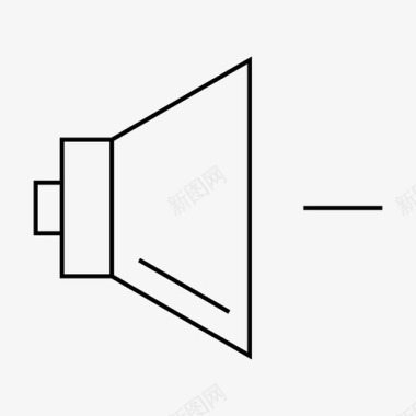 降低运营成本声音降低静音图标图标