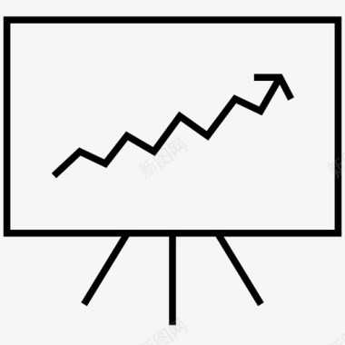 展示商业信息发展董事会图表图标图标