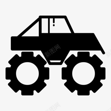 极限秒杀怪物卡车4x4极限图标图标