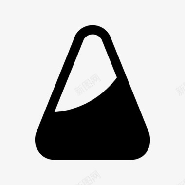 三角形按钮几何体图标图标