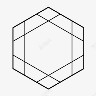 六边形图案瓷砖图案几何图案几何图形图标图标