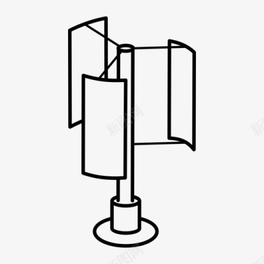 智慧科技风电能源智慧城市图标图标