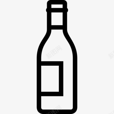 酒瓶酒瓶酒精饮料图标图标