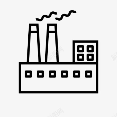 工厂建筑图片下载工业建筑工厂图标图标