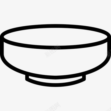 沙拉碗厨房厨房用具图标图标