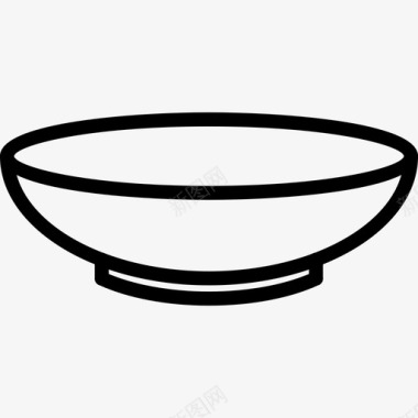 汤盘碗厨房图标图标