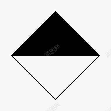 菱形几何图形几何形状图标图标
