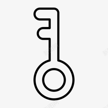 公共标识安全密钥密码隐私图标图标