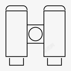寻找记忆里的夏天双筒望远镜冒险寻找图标高清图片
