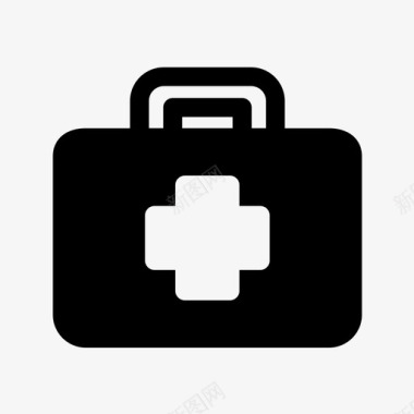 急救箱箱子药品图标图标
