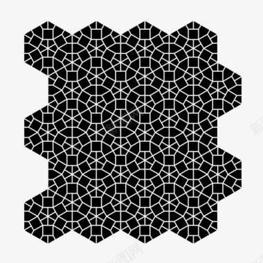 六边形图案六边形瓷砖几何图形图案图标图标