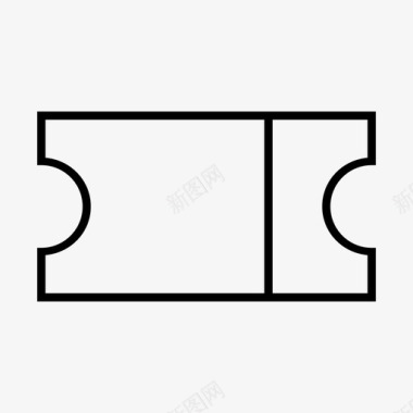 电影票矢量素材电影票票务票图标图标