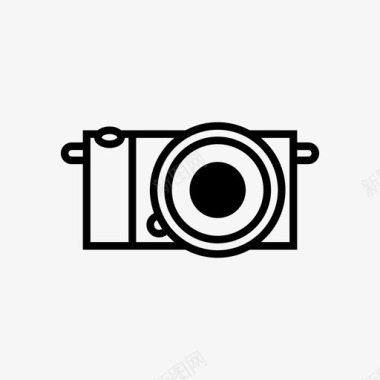 数码相机单反相机镜头图标图标