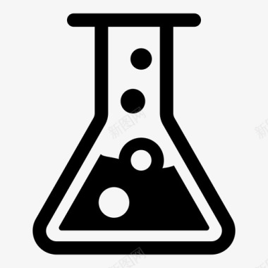 研究物质化学实验室研究图标图标