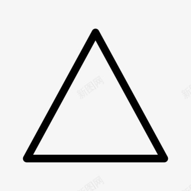 三角形酥脆图标图标