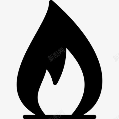 气体火焰燃烧火灾图标图标