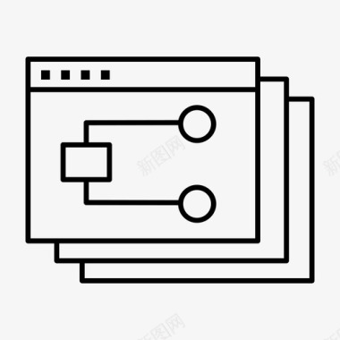 就业工作流程图表就业工作图标图标