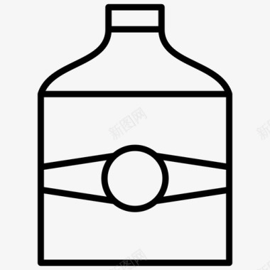 瓶子果汁牛奶图标图标
