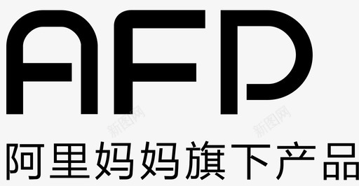 矢量LOGO圆环标识设计AFP LOGO图标