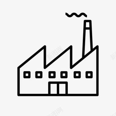 工厂建筑图片下载工业建筑工厂图标图标