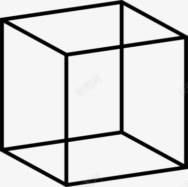 几何体立方体四边形图标图标