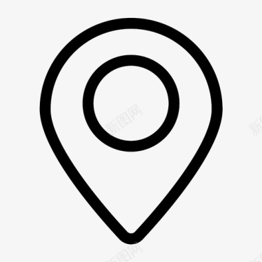 导航电子屏位置gps地图图标图标