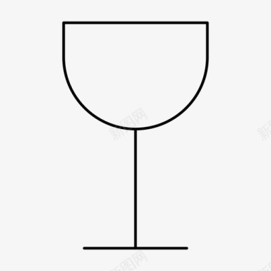 葡萄酒酒杯通用用户界面图标图标