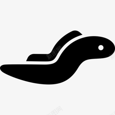 鳗鱼电鳗蛇图标图标