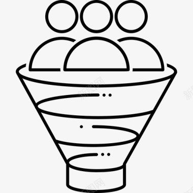 销售工作汇报销售漏斗采购图标图标