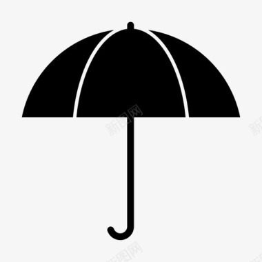 伞雨春天图标图标