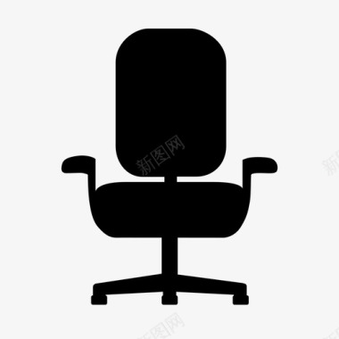 扶手椅办公室专业人士图标图标
