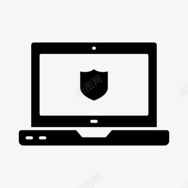 安全方面安全网络笔记本电脑图标图标