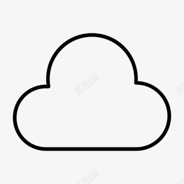 服务器云云计算云服务器图标图标