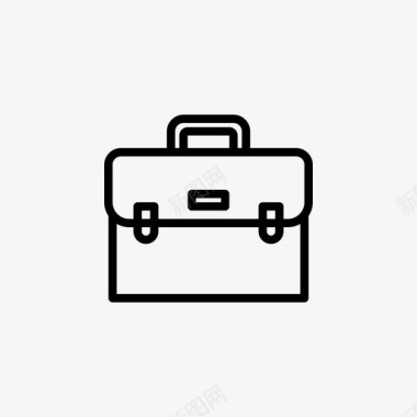 职业和工作公文包包商务图标图标