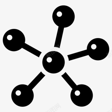 活性分子分子研究科学图标图标