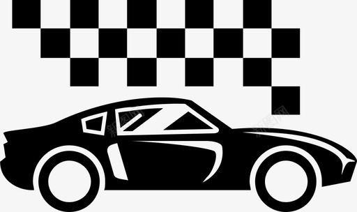 汽车赛车速度图标图标