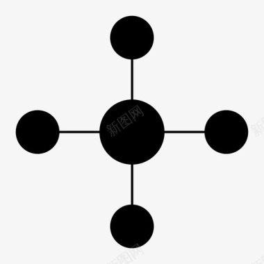 分子分子连接图标图标