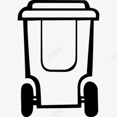 垃圾桶垃圾手绘v2图标图标